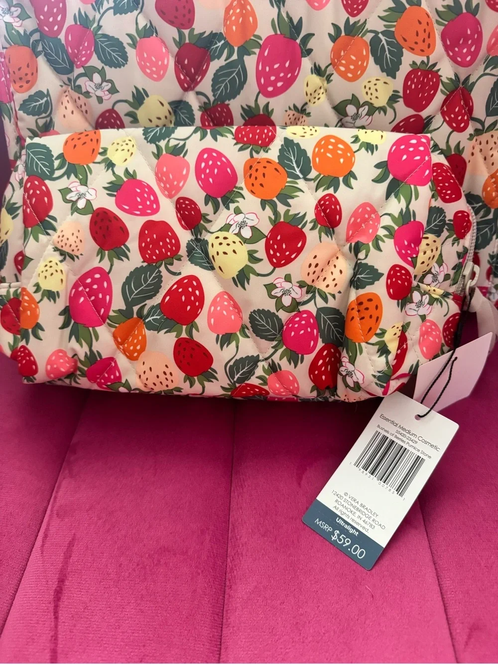 Vera Bradley Bushels of Berries Weekender Set